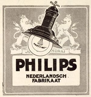 Reclame voor de halfwattlamp, c. 1919